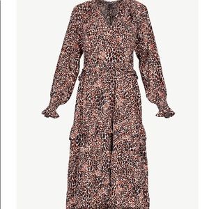 Scoop Brand Tiered Midi Dress. This Fabric Weight hangs well!